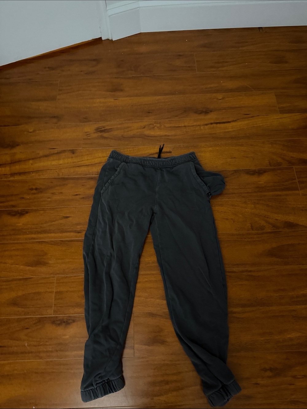 Womans Jogger Pants - Charcoal Gray